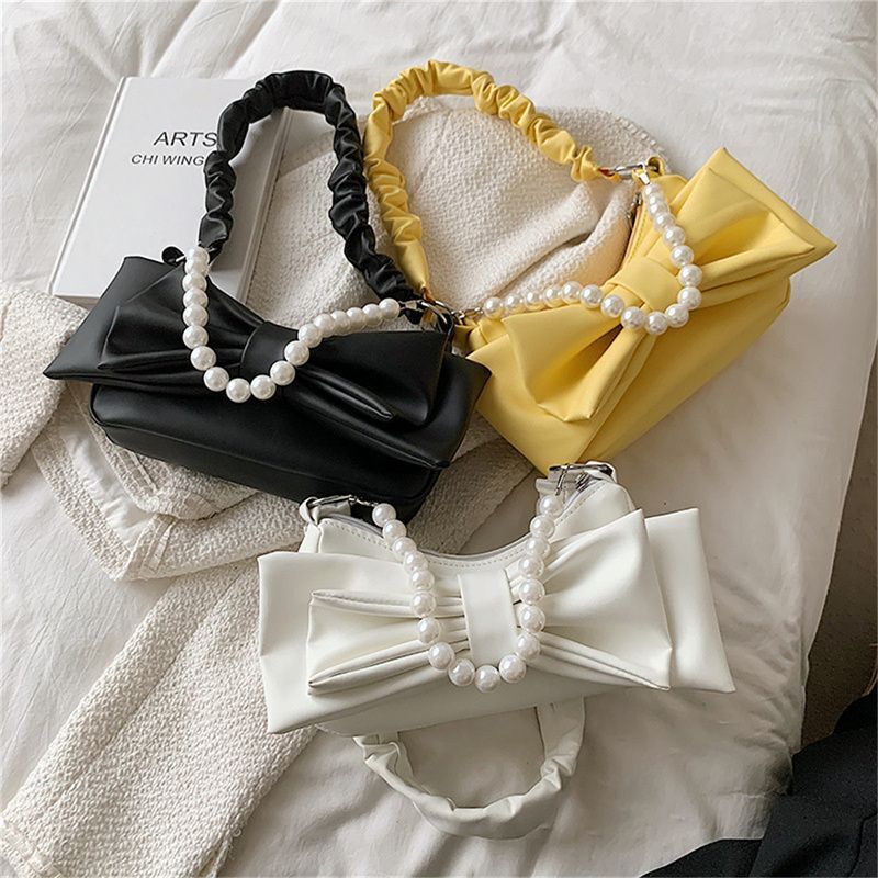 Fashion Bag Summer Pearl Underarm Bags Versatile Shoulder Purse 20*14*6 CM Strap