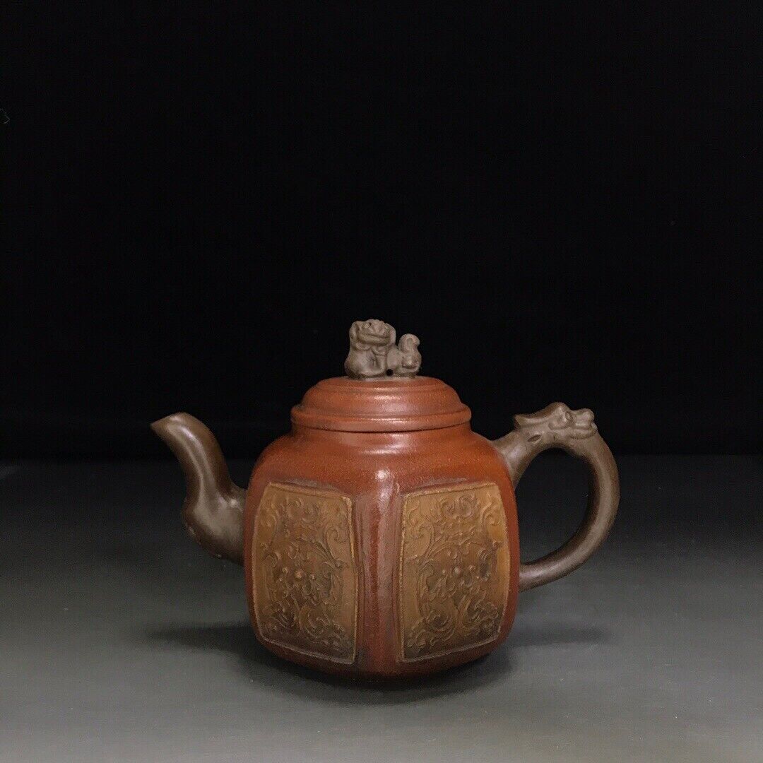 vintage chinese yixing purple clay teapot zisha ceremony teaware collection rare