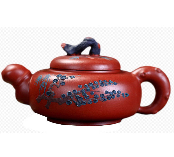 Dahongpao Yixing Zisha Red Pottery Handmade Purple Clay Teapot Kungfu Tea Pot