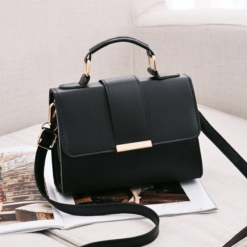 PU Leather Handbags Summer Fashion Women Small Flap Solid Female Crossbody Bags