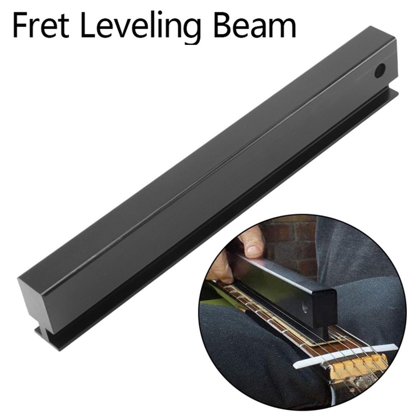 18in Guitar/Bass/Ukulele Fret Sanding Leveling Beam File Luthier Bar Tool A
