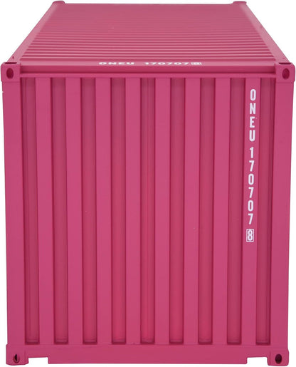 1:20 ONE 20GP Shipping Container Model Pink Abs Resin & Wood Toy Decoration Pink
