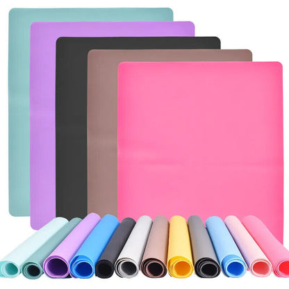 Silicone Mat Craft Epoxy Resin Jewelry Findings Casting Nonslip Placemat 60x40cm
