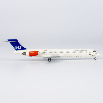 1:400 NGmodels SAS McDonnell Douglas MD-87 Passenger Airplane Diecast Model