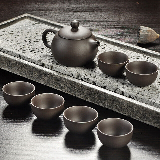 China Kung Fu Purple Sand Teapot Tea Set Ceramic Teapot Cup Handmade Drinkware