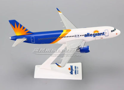 1:200 allegrant AIRBUS A320 Passenger Plane ABS Plastic Plane Aircraft Model