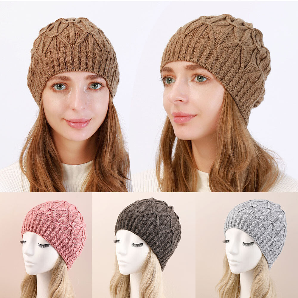 Women Cap Knitted Hat Beanie Cap Hat Woolen Hat Hedging Cap Casual Autumn Winter