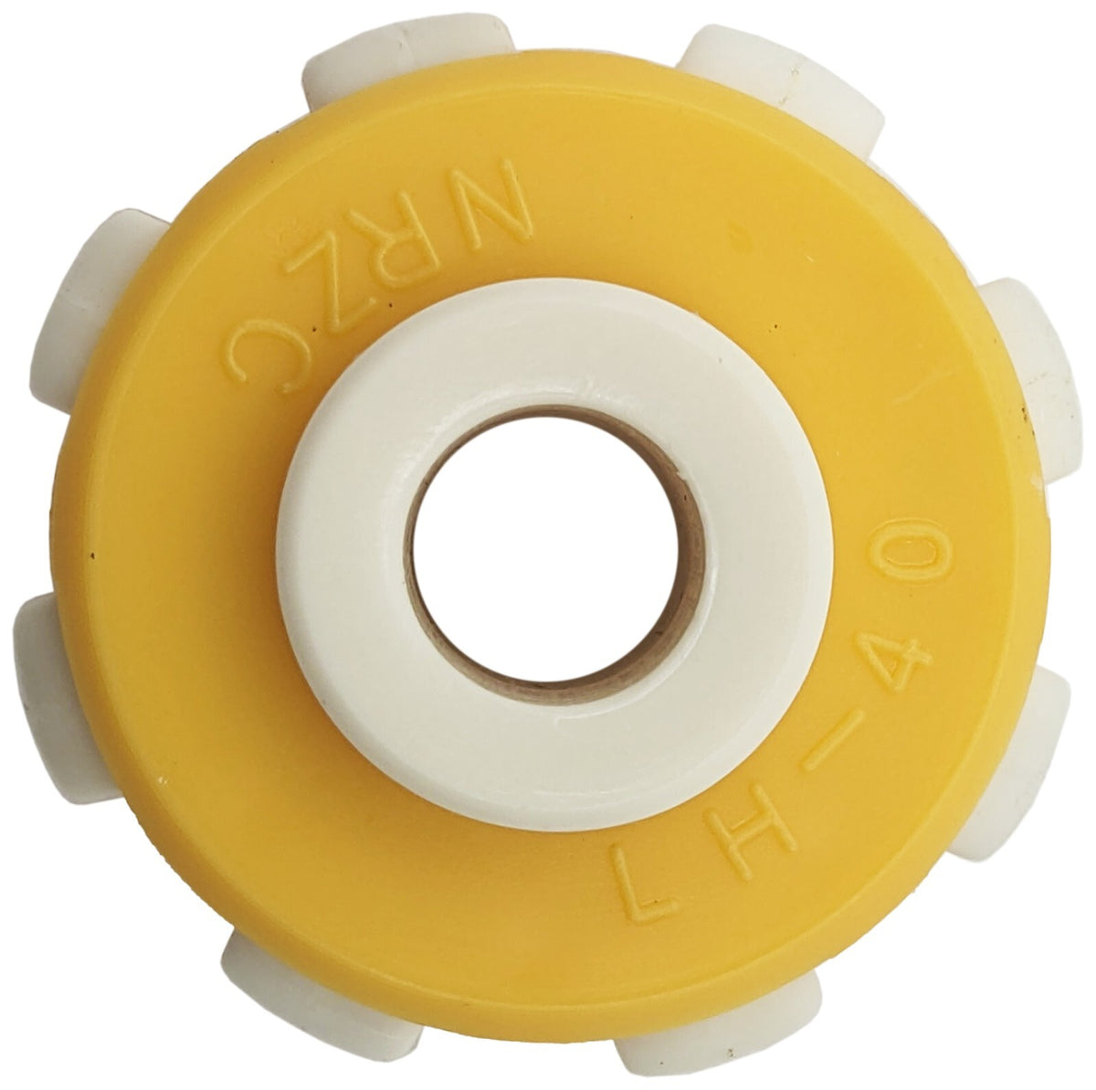 42mm Omni Wheel for 13mm Axle, Omni-directional for Robotics (Yellow and White)