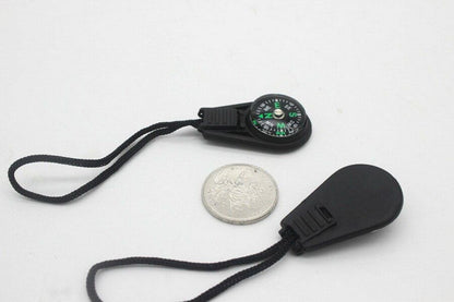 1000pcs New Pull Mini Compass Backpack Bag Strap Charm Outdoor Sport Hiking Tool