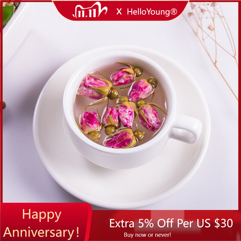 China Flower Tea Red Rose Bud Tea Aroma Dry Flower Ecology Herbal Flower Tea-