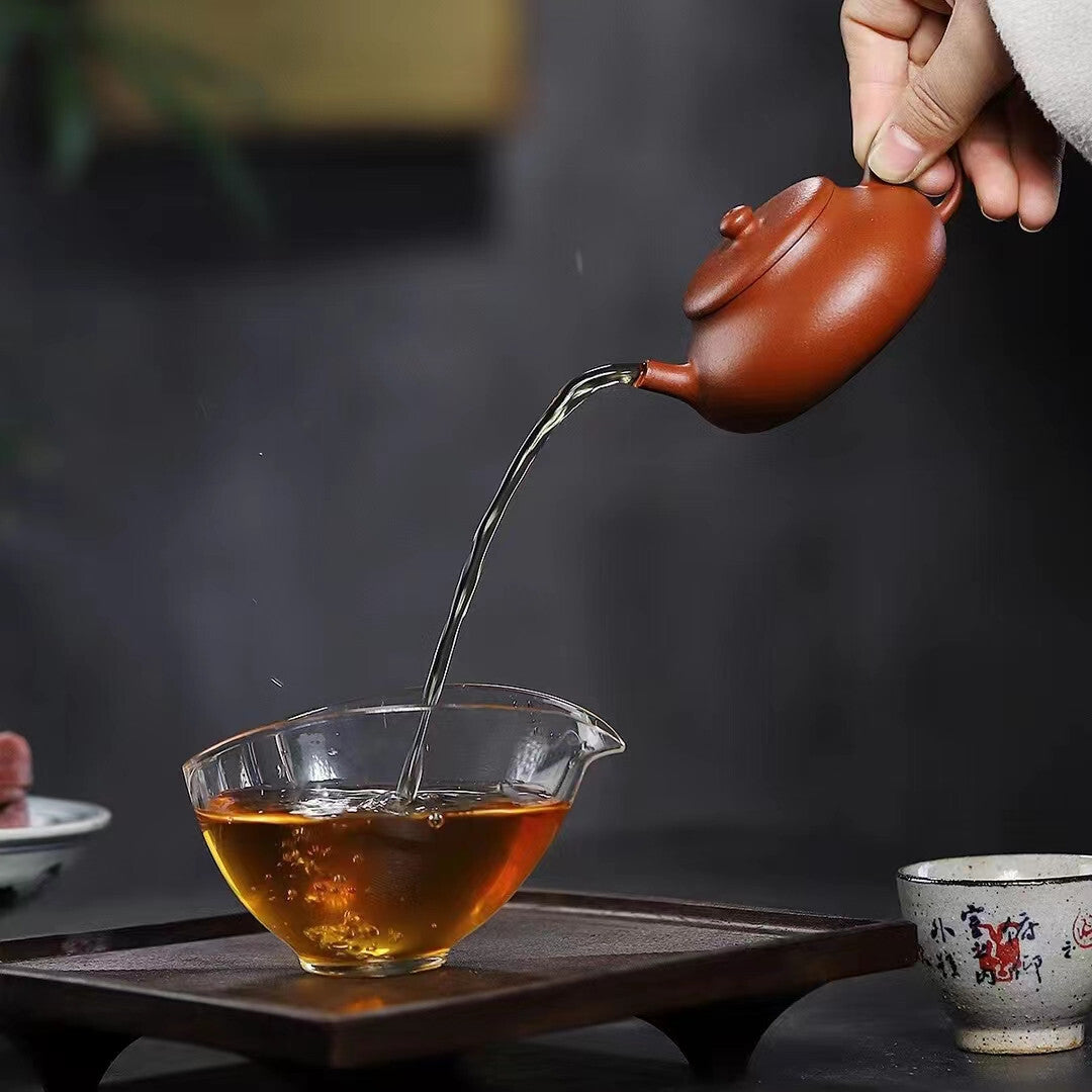 120cc Yixing Zisha Purple Clay Original Shengsha ZhuNi Handmade Rongtian Teapot