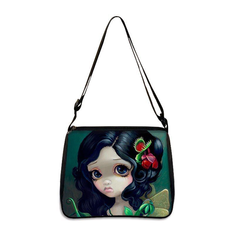 Gothic Skull Women's Bags Large Handbags Messenger Bag Ladies Shoulder Bags 1PC