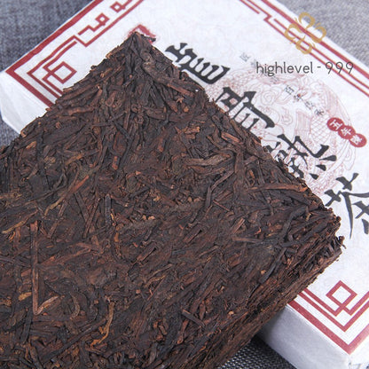 1000g Ripe Pu'er Tea Brick Yunnan Dry Stored Five Year Aged Tea