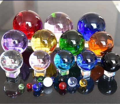 50MM Round Glass Crystal Ball Sphere Buyers Select the Size Magic Ball