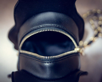 Black Cat Crossbody Chain Bag Street Animal 1PC Cool Unique Crossbody Flap Purse