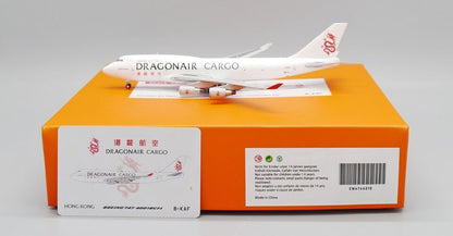 1:400 JC Wings DRAGONAIR CARGO BOEING 747-400F Aircraft Diecast Airplane Model
