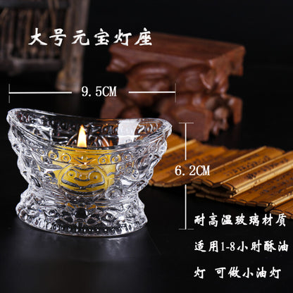 Provide lamps Buddhist lamps lotus lamps crystal glass lamp holders lamp holders