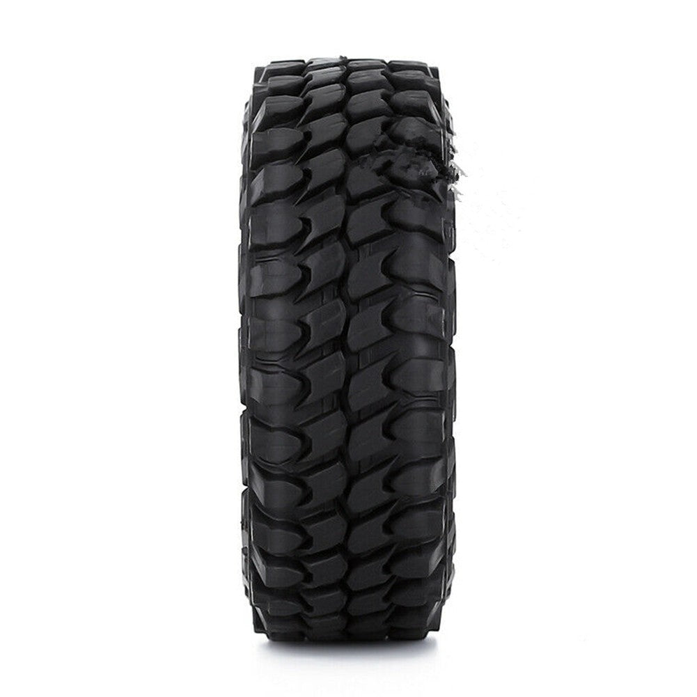 4Pack 1.0" Rubber Wheel Tires Tyres For Axial SCX24 Gladiator C10 1/24 RC Car