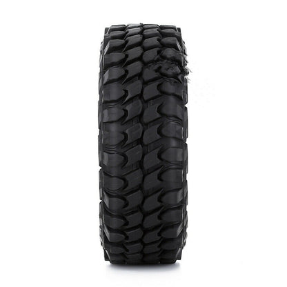 4Pack 1.0" Rubber Wheel Tires Tyres For Axial SCX24 Gladiator C10 1/24 RC Car