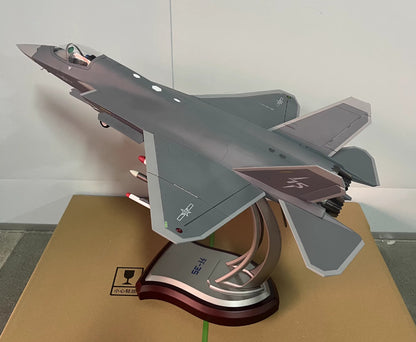 1:24 72CM J-35A 5th Generation Stealth Fighter Jet Plane Diecast Aircraft Model