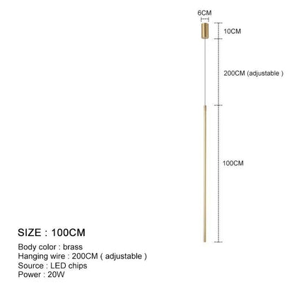 Cord Pendant Light Fixtures Modern LED Dining Bedroom Decor Bedside Hanging Lamp