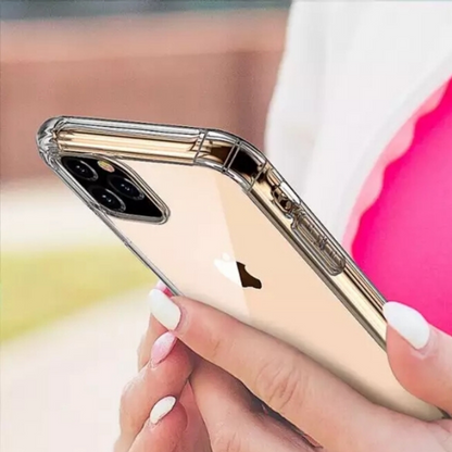 Case Forro Funda for IPHONE 12 Mini Pro Max 11 Pro Max anti Golpes (CLEAR) USA