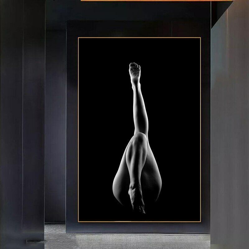 Sexy Woman Canvas Poster Modern Wall Art Canvas Painting Wall Picture Prints Art