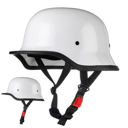 Retro German Style Motorcycle Half Helmet Men Women Helmet Duck Helmet Gift DOT