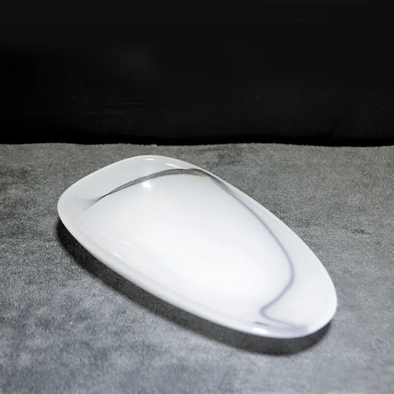 Jade Porcelain Tea Scoop for Pu'er Tea Glass Liu Li Kung Fu Tea Set Accessories