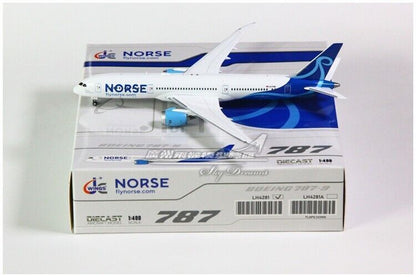 1:400 JC Wings NORSE BOEING 787-9 Passenger Airplane Diecast Aircraft Model