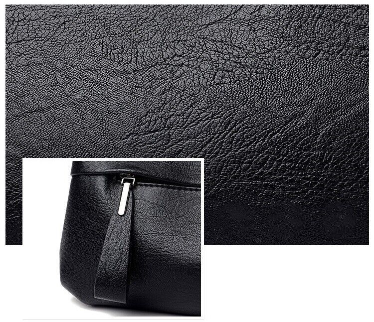 Women's Leather Shoulder Crossbody Bag Lady Satchel Tote Bag Messenger Large