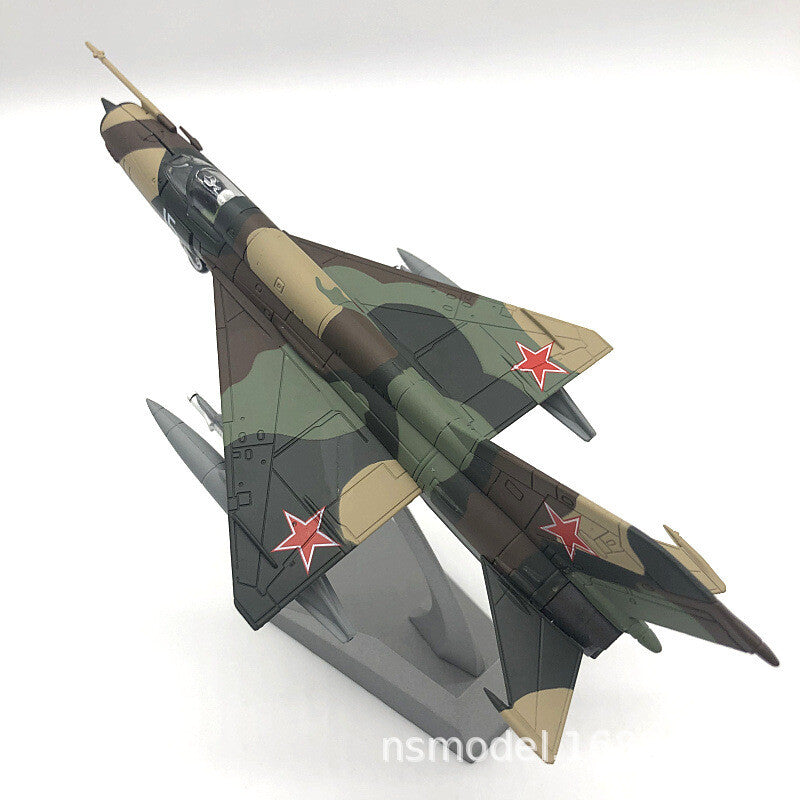 1:72 Soviet Classic Fighter Mig-21 MiG 21 Diecast Alloy Military Aircraft Model