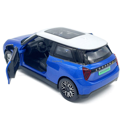 1/28 BMW Mini Cooper Sedan Model Car Diecast Toy Cars Toys for Boys Kids Gifts
