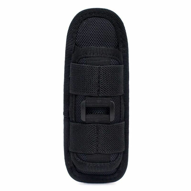Tactical Flashlight Pouch Holster Torch Case Belt Bag Camping Survival Equipment