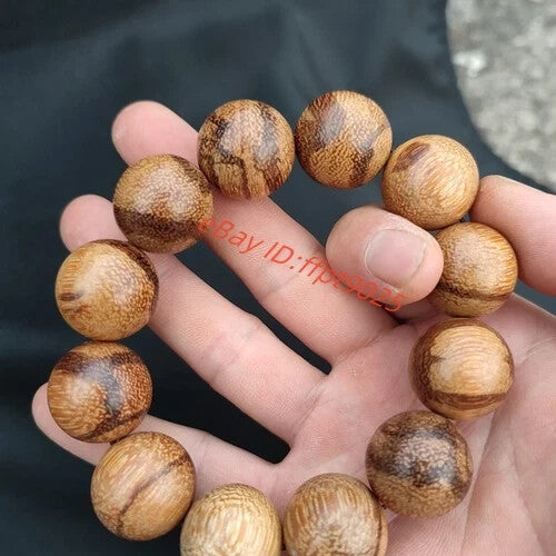 Vietnam Natural Wood Hand String Wood Bracelet Men Buddha Bead Gift Elastic Line