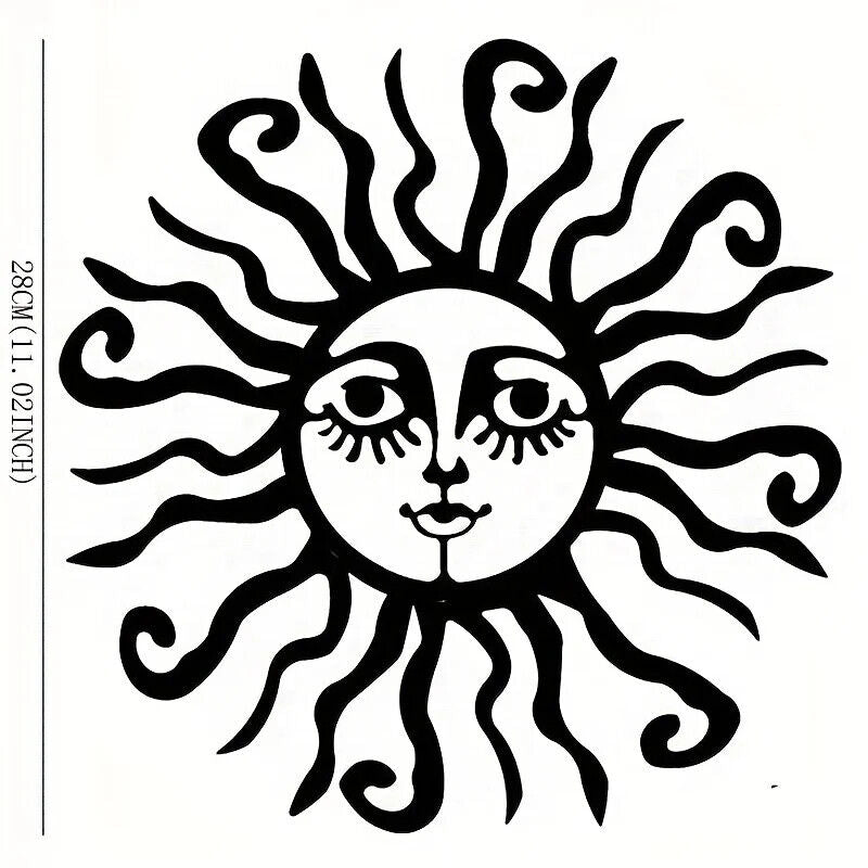Elegant Sun Face Wall Art - Add a Touch Home Decor Hanging Wall Art
