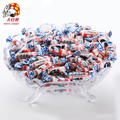 100g~500g Milk Creamy Candy, White Rabbit Milky Hard Candy, Sweets Snack Food
