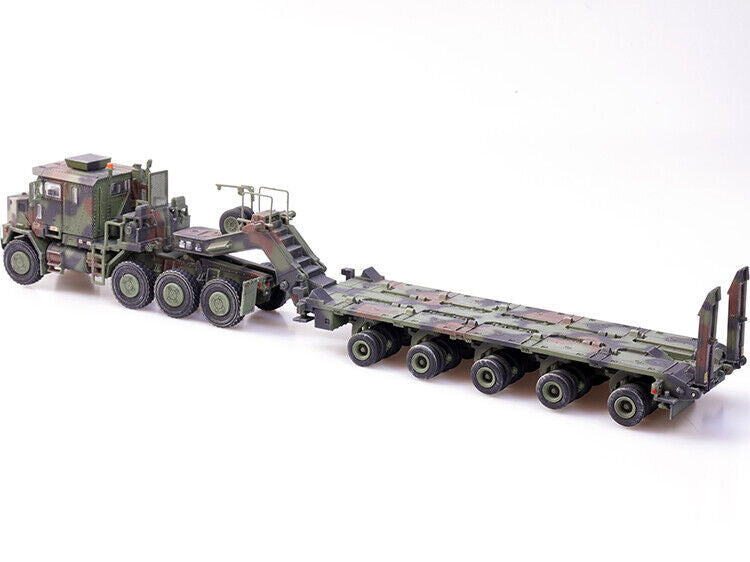 1:72 Panzerkampf M1070 Heavy Epuipment US ARMY Truck Transporter Diecast Model