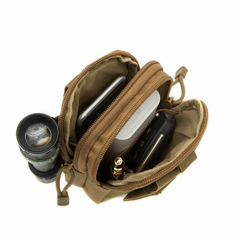 Waist Pack Bag Pouch Waterproof Nylon Mobile Phone Wallet Travel Kit Durable