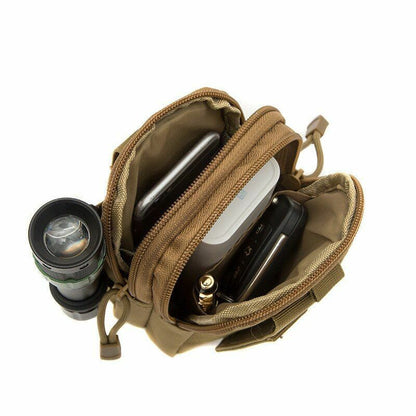 Waist Pack Bag Pouch Waterproof Nylon Mobile Phone Wallet Travel Kit Durable