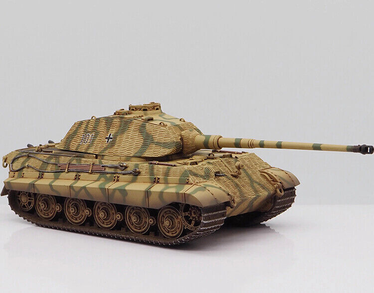 1/72 GTO12B Anti-magnetic Melon Skin King Tiger 101 Number Tank Finished Model