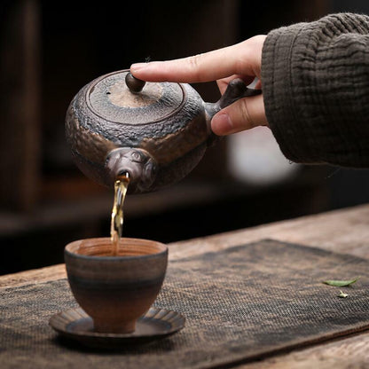 18cm Side Handle Teapot Ceramic Tea Pot Drinkware Chinese Kung Fu Tea Set