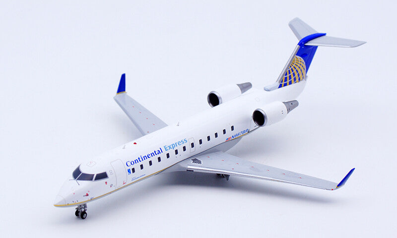 1:200 JC Wings Continental Express BOMBARDIER CRJ-200ER Airplane Diecast Model