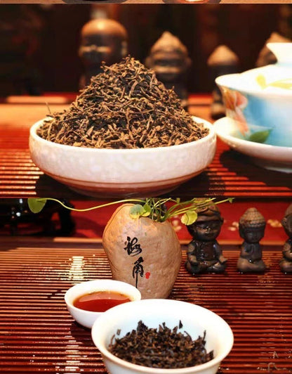 500g MengHai TeJi Puerh tea Cooked pu'erh Ripe tea ChenXiang Fragrant Puerh tea