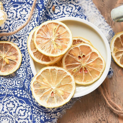 Natural Dried Lemon Slices Dehydrated Lemon Wheels Natural Healthy Tea