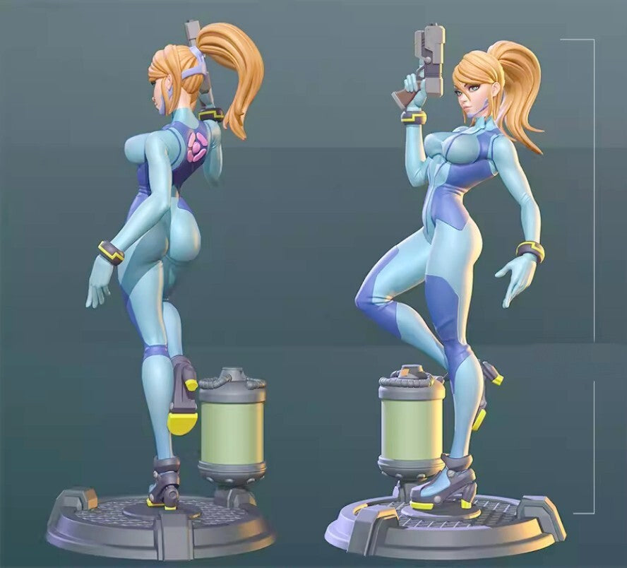 1/24 resin figure model Fantasy Galaxy Female Warrior unassembled unpainted