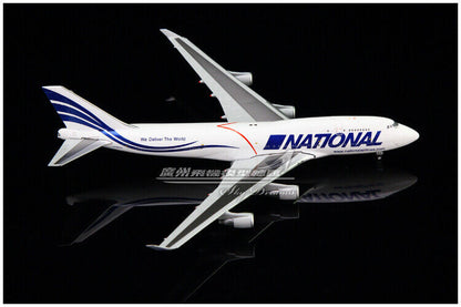 1:400 JC Wings NATIONAL BOEING 747-400 Passenger Airplane Diecast Aircraft Model