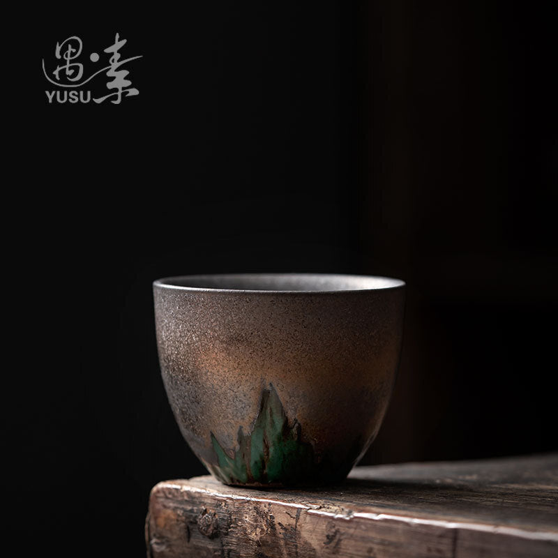 Vintage Ceramic Tea Cup Tea Drinking Kung Fu Tea Set Pu'er Tea Cup