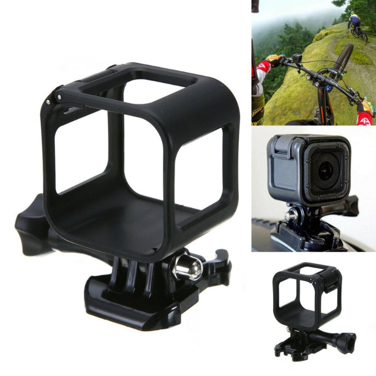 ABS Plastic Frame Mount Protective Housing Case Cover For Hero 4 5 Session