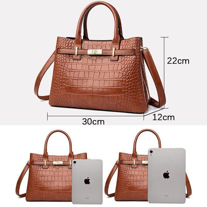 3-layer Women Single Shoulder Bag Leather Handbag Bag LWomen Handbags